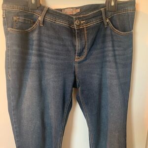 Torrid Dark Blue Slim Boot Cut Jeans